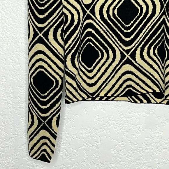 NWT Tanya Taylor Darcy Knit Butter/ Black Wool Large - Picture 5 of 14